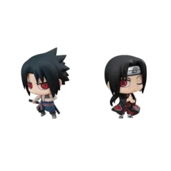 MegaHouse Chimi-Mega Buddy Series Naruto: Shippuden Sasuke Uchiha & Itachi Set
