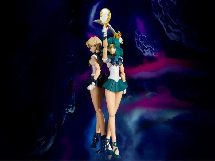 Bandai S.H.Figuarts Pretty Guardian Sailor Moon Sailor Neptune: Animation Color Edition - Image 6