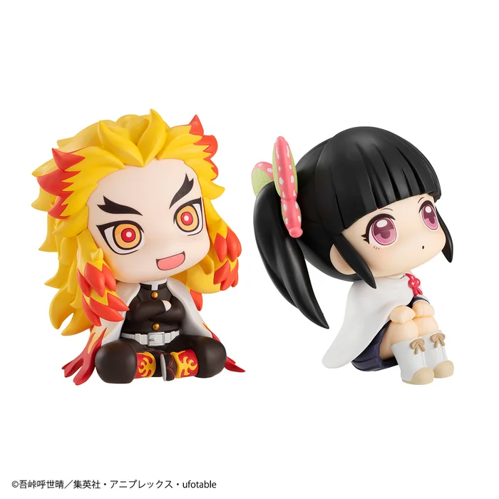 MegaHouse Look Up Series Demon Slayer: Kimetsu No Yaiba Kyojuro Rengoku & Kanao Tsuyuri W/ Bonus Cushion - Image 5