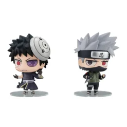 MegaHouse Chimi-Mega Buddy Series Naruto Shippuden Kakashi Hatake & Obito Uchiha Set