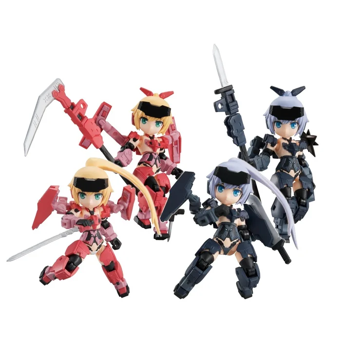 MegaHouse Desktop Army Frame Arms Girl Jinrai Series Box Set