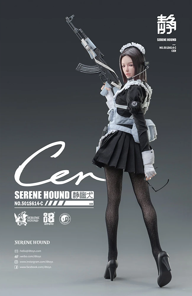 Serene Hound Series 501S614-C Cerberus Maid Team Cer 1/6 Scale Action Figure - Image 3