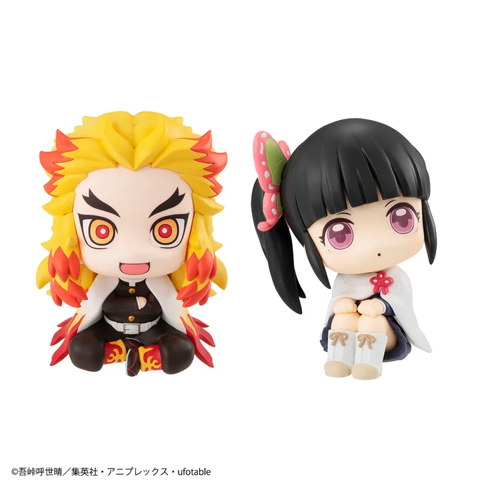 MegaHouse Look Up Series Demon Slayer: Kimetsu No Yaiba Kyojuro Rengoku & Kanao Tsuyuri W/ Bonus Cushion - Image 6