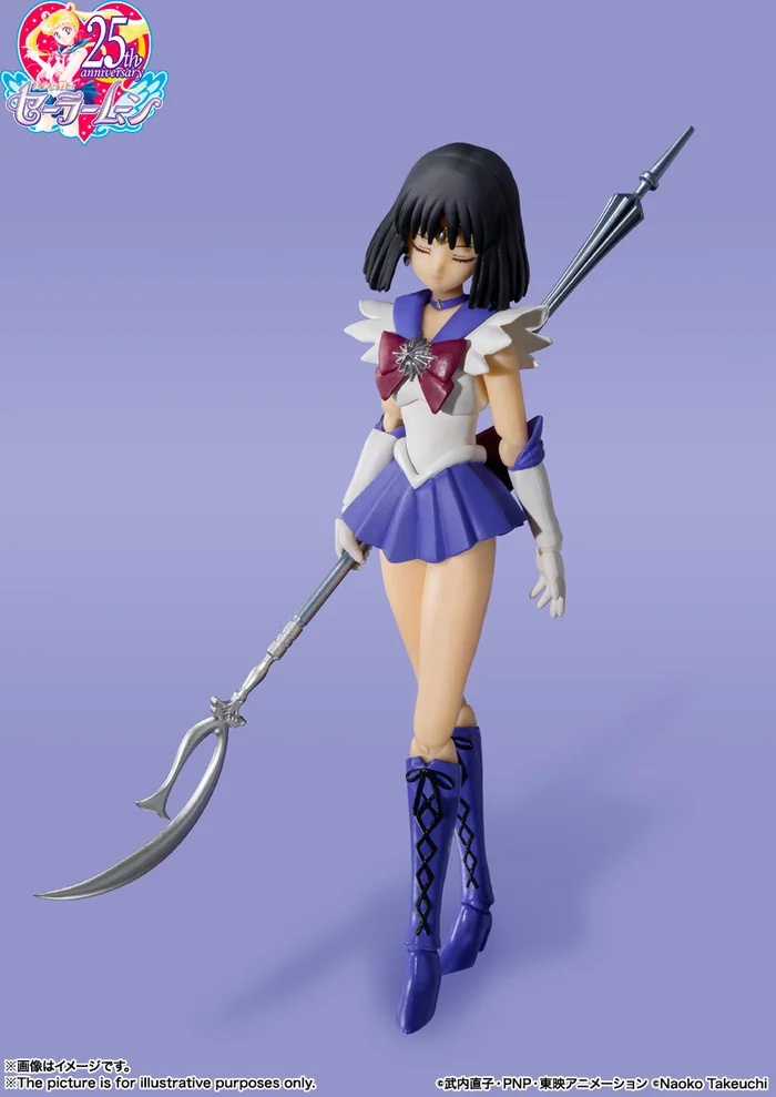 Bandai S.H.Figuarts Pretty Guardian Sailor Moon R Sailor Saturn Animation Color Edition - Image 3