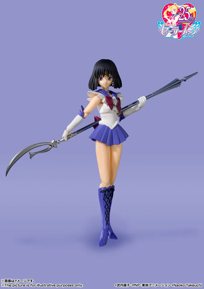 Bandai S.H.Figuarts Pretty Guardian Sailor Moon R Sailor Saturn Animation Color Edition - Image 2