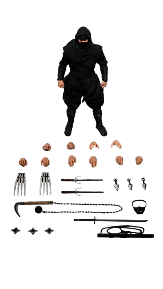 Shadow Ninja (Black) 1/12 Scale Action Figure - Image 7