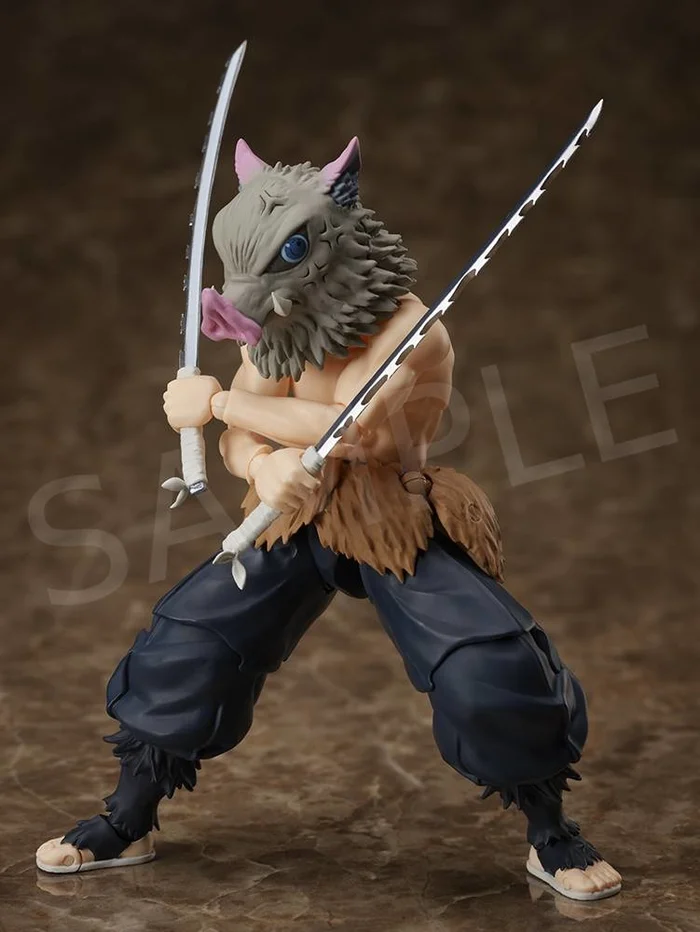 BUZZmod Demon Slayer: Kimetsu No Yaiba Inosuke Hashibira 1/12 Scale Action Figure - Image 4