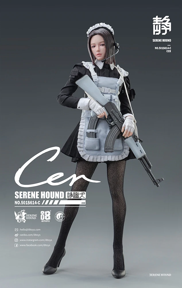 Serene Hound Series 501S614-C Cerberus Maid Team Cer 1/6 Scale Action Figure