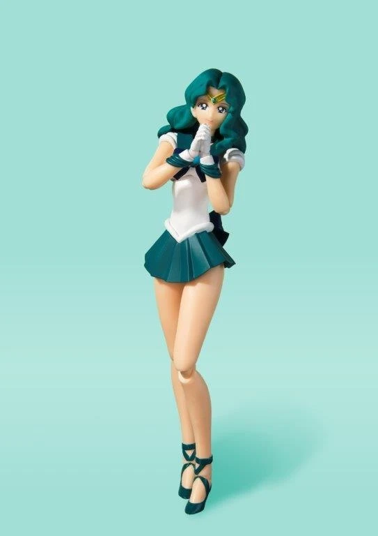 Bandai S.H.Figuarts Pretty Guardian Sailor Moon Sailor Neptune: Animation Color Edition - Image 4
