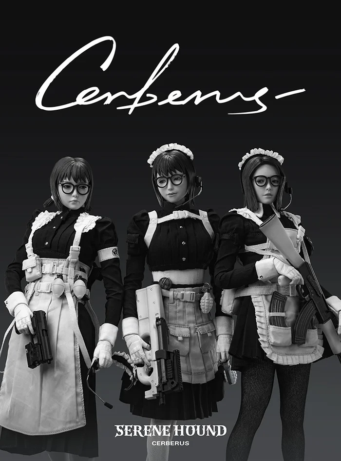 Serene Hound Series 501S614-C Cerberus Maid Team Cer 1/6 Scale Action Figure - Image 15