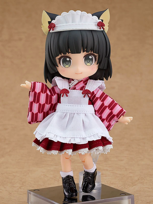GOOD SMILE COMPANY Nendoroid Doll: Outfit Set (Japanese-Style Maid - Pink) - Image 4