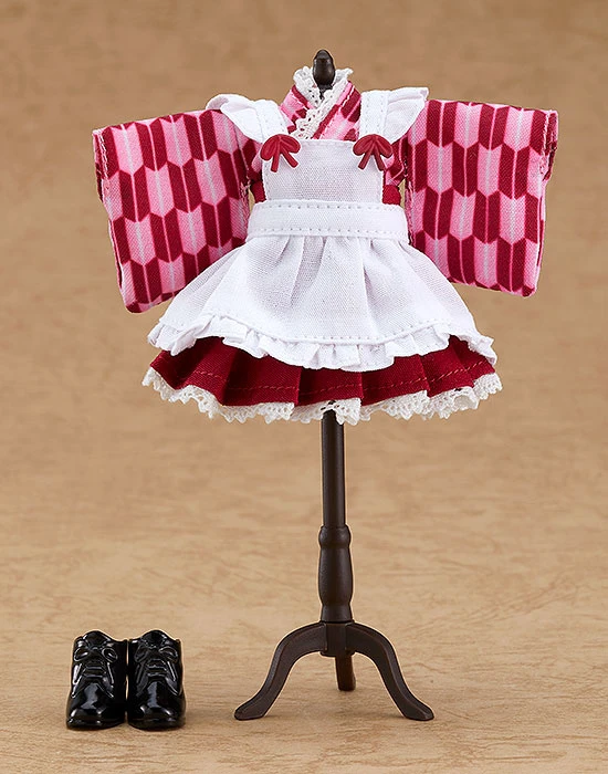 GOOD SMILE COMPANY Nendoroid Doll: Outfit Set (Japanese-Style Maid - Pink) - Image 3